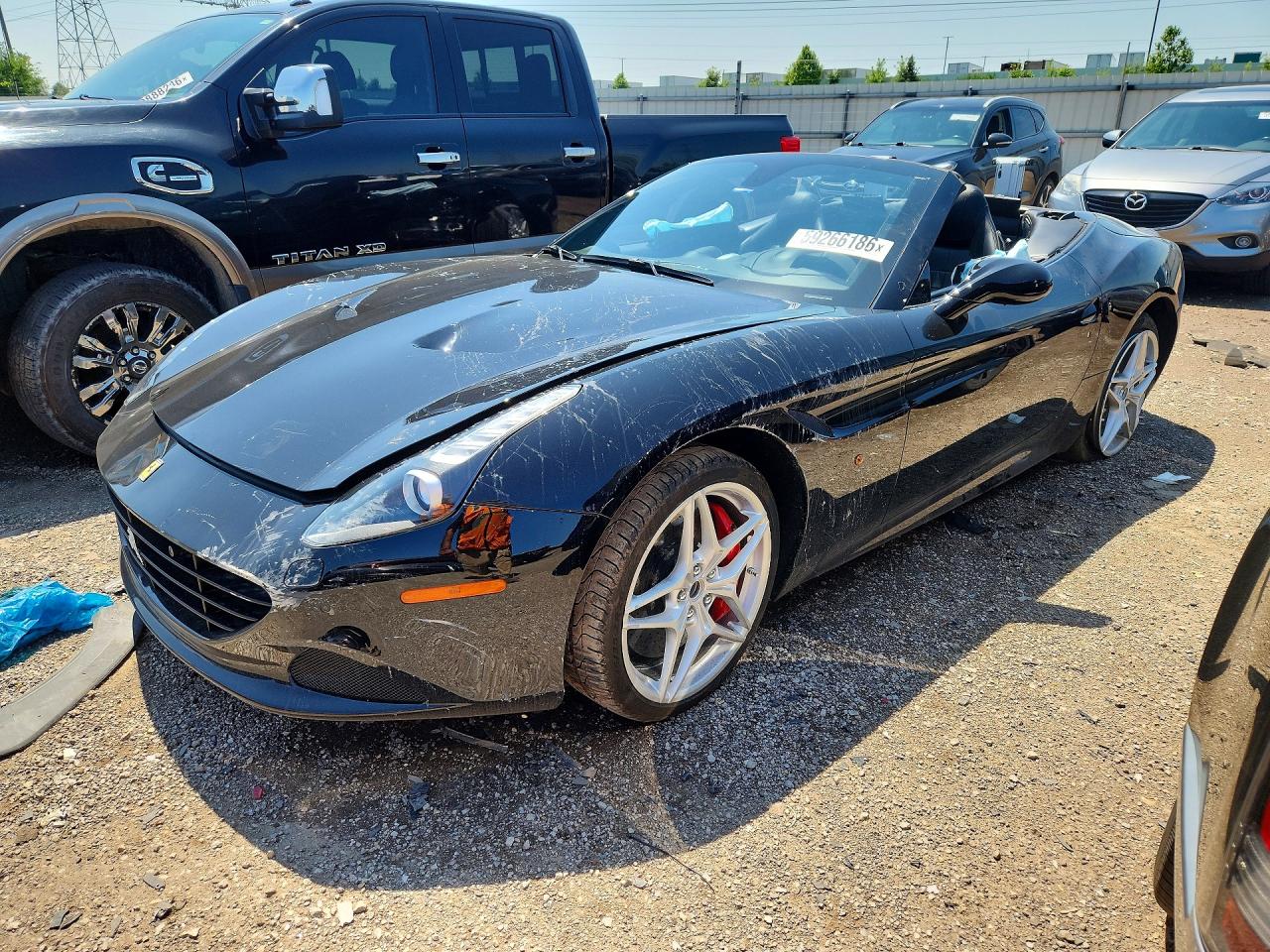 2015 Ferrari California T VIN ZFF77XJA9F0211380 COPART salvage auction — Rear End, IL - SALVAGE CERTIFICATE, sold $44,250 on 2026-08-04 (photo 1)