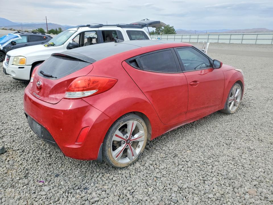 2016 Hyundai Veloster VIN KMHTC6AD5GU295717 COPART salvage auction — FRONT END, Nv - Cert Of Title-Rebuilt Total Lo, sold $100 on 2026-07-23 (photo 3)