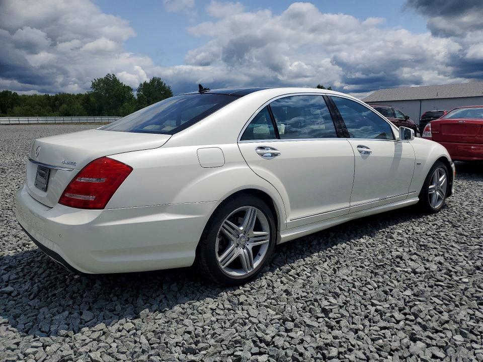 2012 Mercedes-benz S-klasse VIN WDDNG9EB1CA469344 COPART salvage auction — FRONT END, Oh - Cert Of Title-Salvage, sold $3,450 on 2026-08-13 (photo 3)