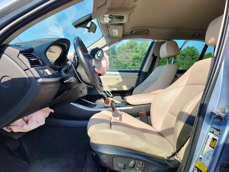 2011 BMW X3 VIN 5UXWX7C52BLT78729 COPART salvage auction — FRONT END, MA - CERT OF TITLE-RECONSTRCTD COLL, sold $325 on 2026-07-23 (photo 7)