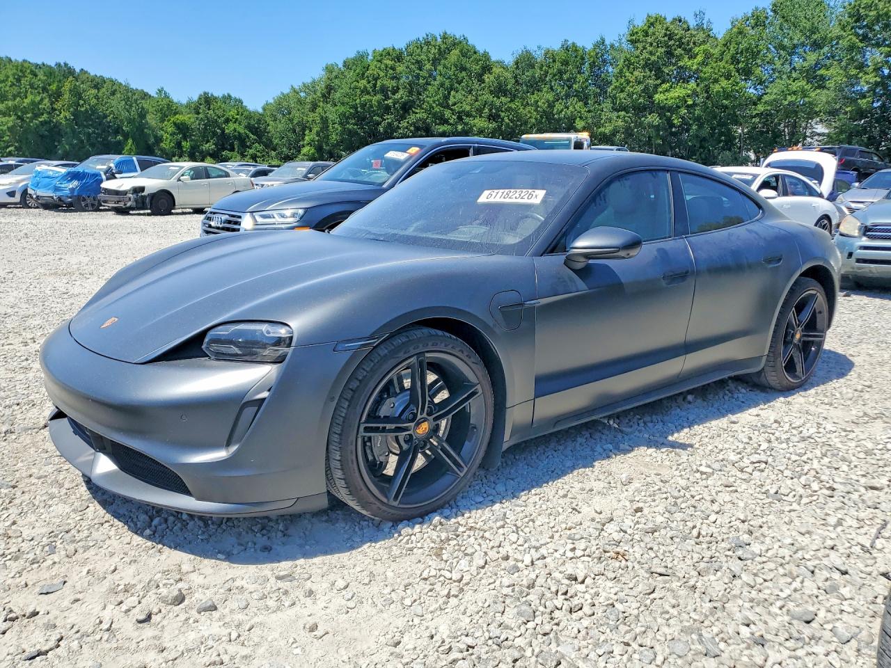 2022 Porsche Taycan VIN WP0AC2Y17NSA54558 COPART salvage auction — Undercarriage, MA - CERT OF TITLE-SALVAGE, sold $40,750 on 2026-08-06 (photo 1)