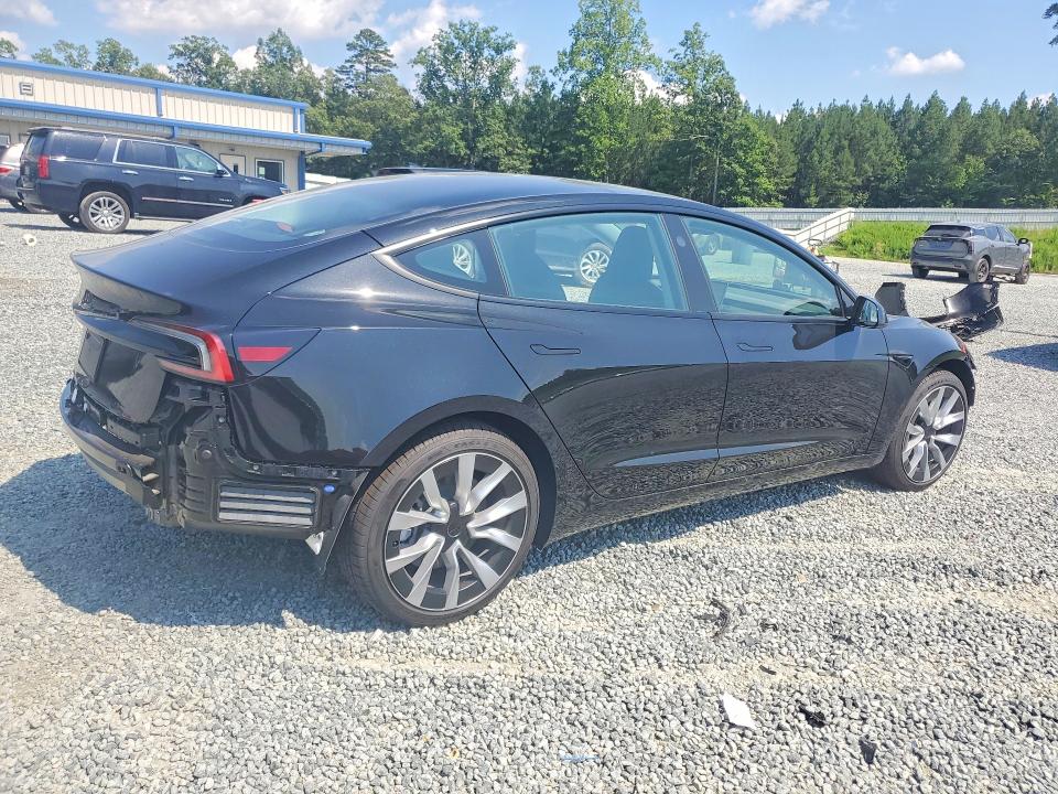 2026 Tesla Model 3 VIN 5YJ3E1EA5TF170267 COPART salvage auction — SIDE, Nc - Salvage Certificate Of Title, sold $6,500 on 2026-07-23 (photo 3)