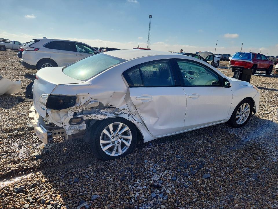 2012 Mazda 3 VIN JM1BL1V70C1693517 COPART salvage auction — REAR END, Tx - Salvage Vehicle Title, sold $90 on 2026-07-28 (photo 3)