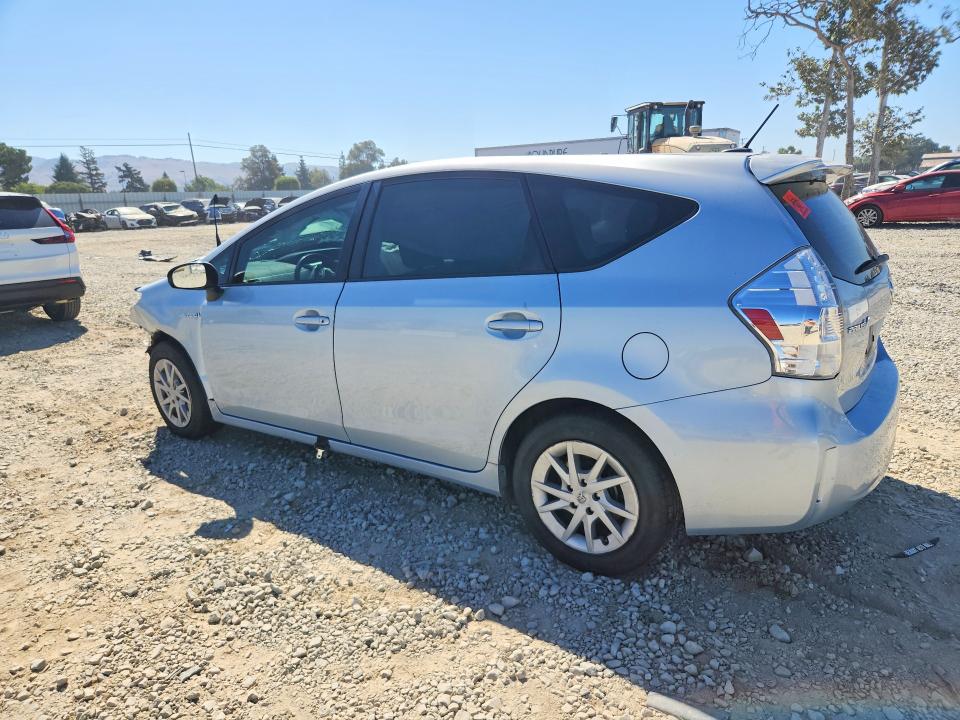 2012 Toyota Prius VIN JTDZN3EU5C3129599 COPART salvage auction — FRONT END, Ca - Salvage Certificate, sold $70 on 2026-07-28 (photo 2)