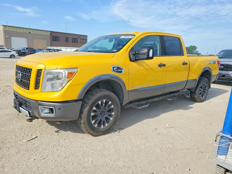 2017 Nissan TITAN VIN 1N6BA1F4XHN553949 COPART salvage auction — HAIL, Mi - Certificate Of Title (P), sold $9,300 on 2026-07-28 (photo 1)