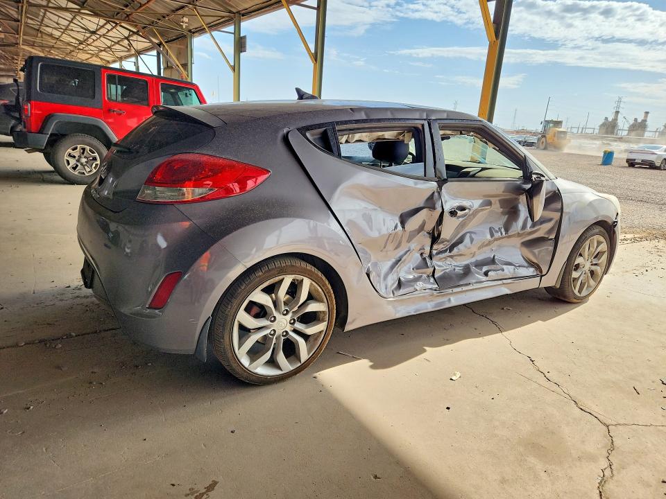 2013 Hyundai Veloster VIN KMHTC6AD1DU179264 COPART salvage auction — SIDE, AZ - CERTIFICATE OF TITLE (P), sold $875 on 2026-07-15 (photo 3)
