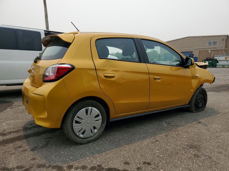 2024 Mitsubishi Mirage VIN ML32AUHJ9RH035552 COPART salvage auction — FRONT END, Fl - Certificate Of Destruction (P), sold $125 on 2026-07-22 (photo 3)