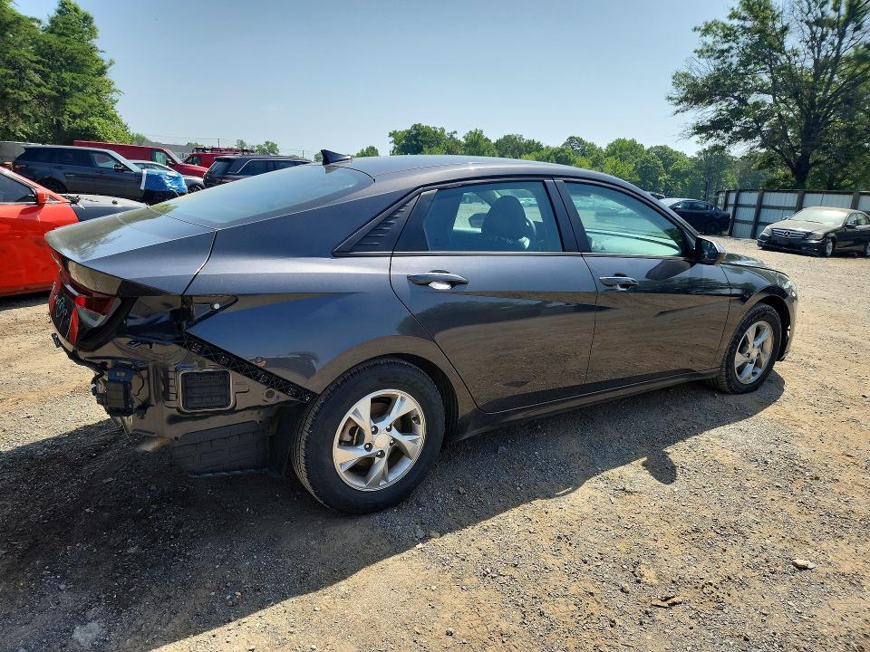 2021 Hyundai Elantra VIN 5NPLL4AG7MH050698 COPART salvage auction — REAR END, Pa - Cert Of Title, sold $6,600 on 2026-07-20 (photo 3)