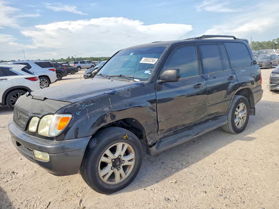 2005 Lexus Lx 470 VIN JTJHT00W753555268 COPART salvage auction — SIDE, TX - SALVAGE VEHICLE TITLE (P), sold $4,900 on 2026-07-10 (photo 1)