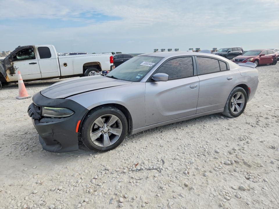 2016 Dodge Charger VIN 2C3CDXHG1GH203131 COPART salvage auction — FRONT END, TX - SALVAGE VEHICLE TITLE, sold $2,350 on 2026-08-27 (photo 1)