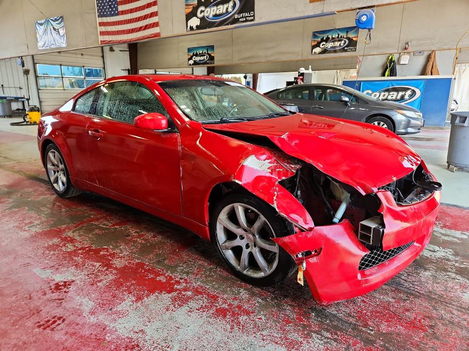 2003 Infiniti G35 VIN JNKCV54EX3M202972 COPART salvage auction — FRONT END, PA - CERTIFICATE OF SALVAGE, sold $200 on 2026-07-27 (photo 4)