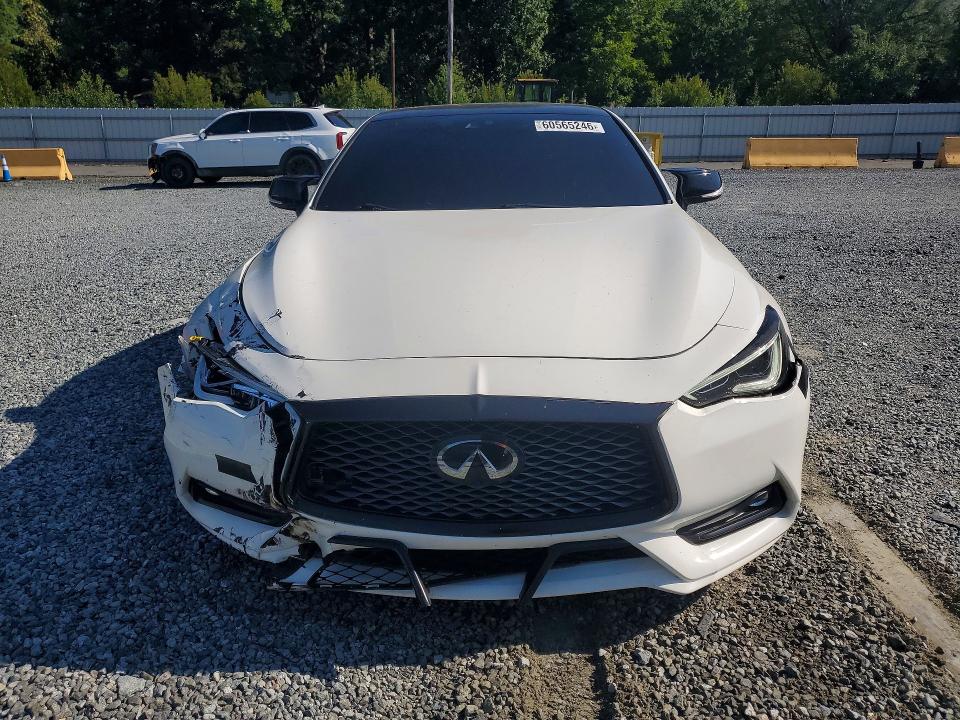 2019 Infiniti Q60 VIN JN1EV7EL6KM290780 COPART salvage auction — FRONT END, Nc - Salvage Certificate Of Title, sold $10,000 on 2026-08-13 (photo 5)