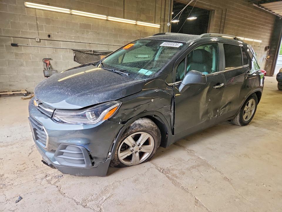 2018 Chevrolet Trax VIN KL7CJLSB1JB565984 COPART salvage auction — FRONT END, NY - MV-907A SALVAGE CERTIFICATE, sold $875 on 2026-07-28 (photo 1)
