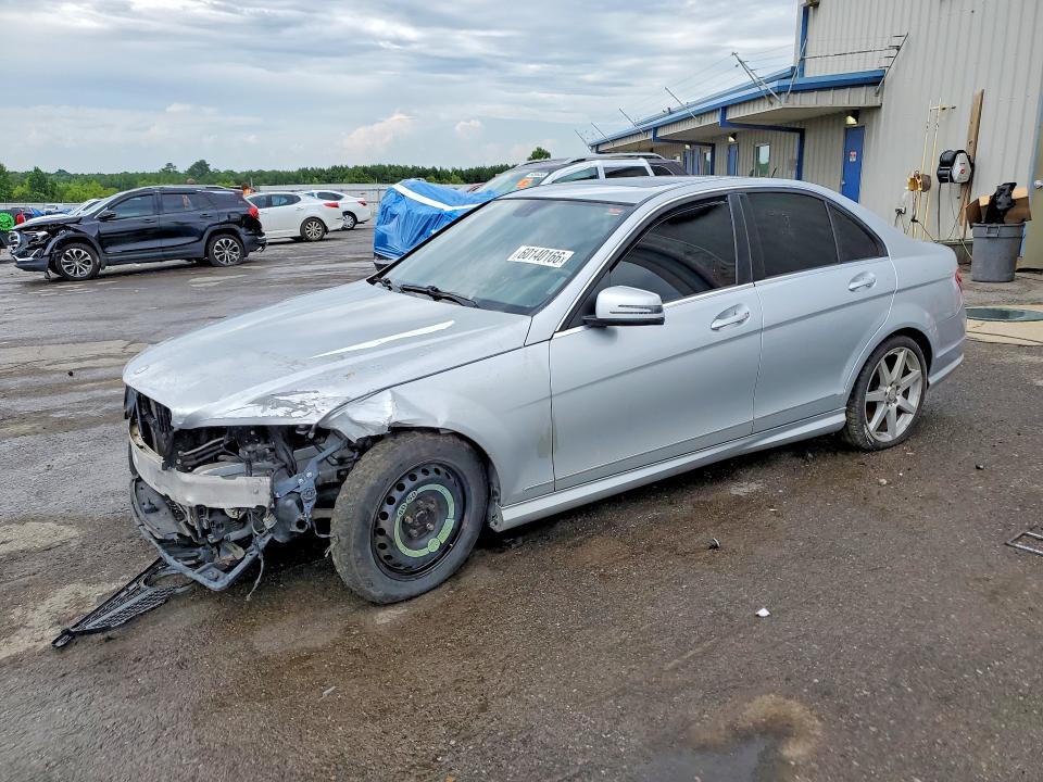 2011 Mercedes-benz C class VIN WDDGF5EB5BA460732 COPART salvage auction — FRONT END, TN - CERTIFICATE OF TITLE (P), sold $825 on 2026-07-23 (photo 1)