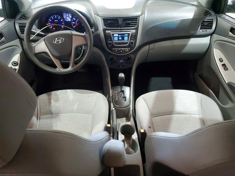 2017 Hyundai Accent VIN KMHCT4AE8HU305929 COPART salvage auction — FRONT END, Tx - Salvage Vehicle Title, sold $1,650 on 2026-07-27 (photo 8)