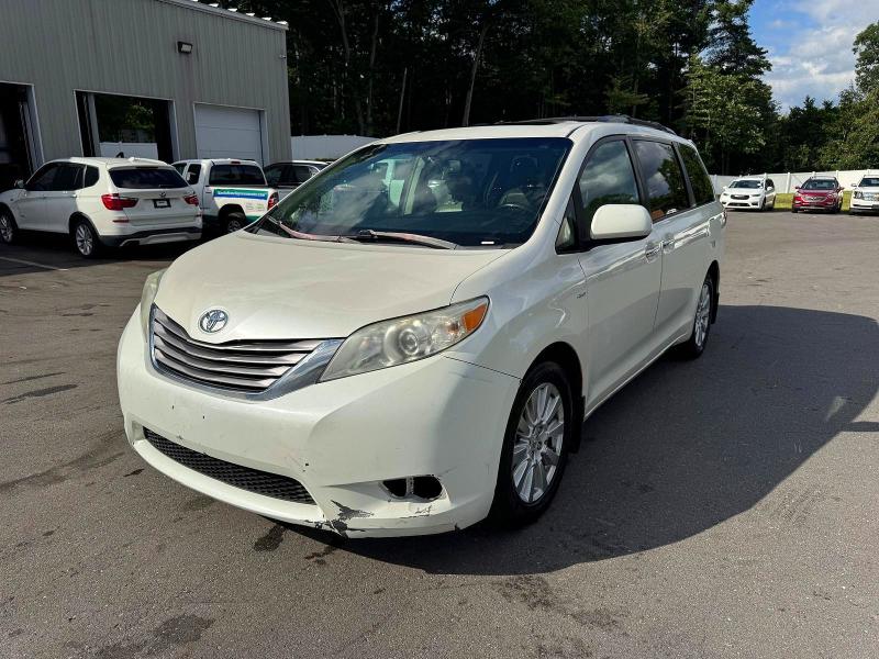 2017 Toyota Sienna VIN 5TDDZ3DC4HS159092 COPART salvage auction — MINOR DENT/SCRATCHES, Me - Certificate Of Title, sold $7,100 on 2026-08-19 (photo 1)