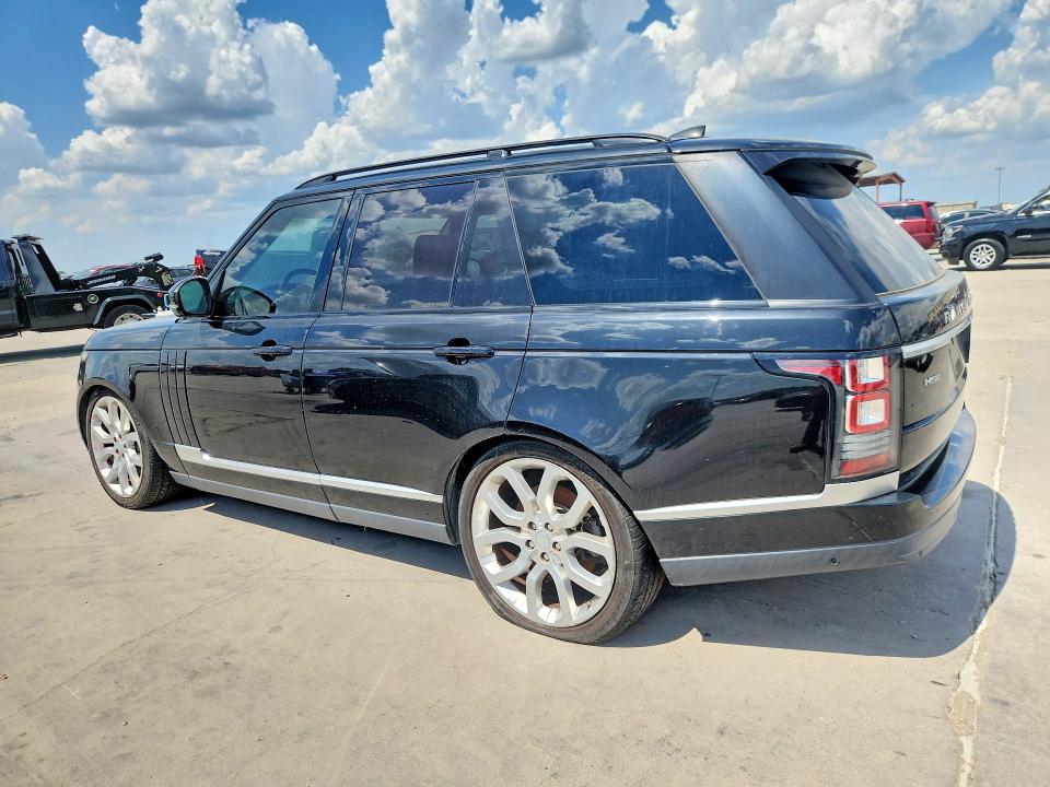 2017 Land rover RANGE ROVER VIN SALGS2FV3HA328499 COPART salvage auction — MECHANICAL, Tx - Certificate Of Title, sold $3,550 on 2026-07-09 (photo 2)