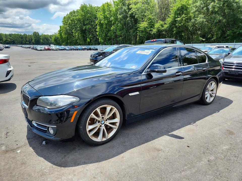 2014 BMW 5er VIN WBA5B3C59ED532319 COPART salvage auction — NORMAL WEAR, Nj - Certificate Of Title, sold $1,650 on 2026-08-06 (photo 1)