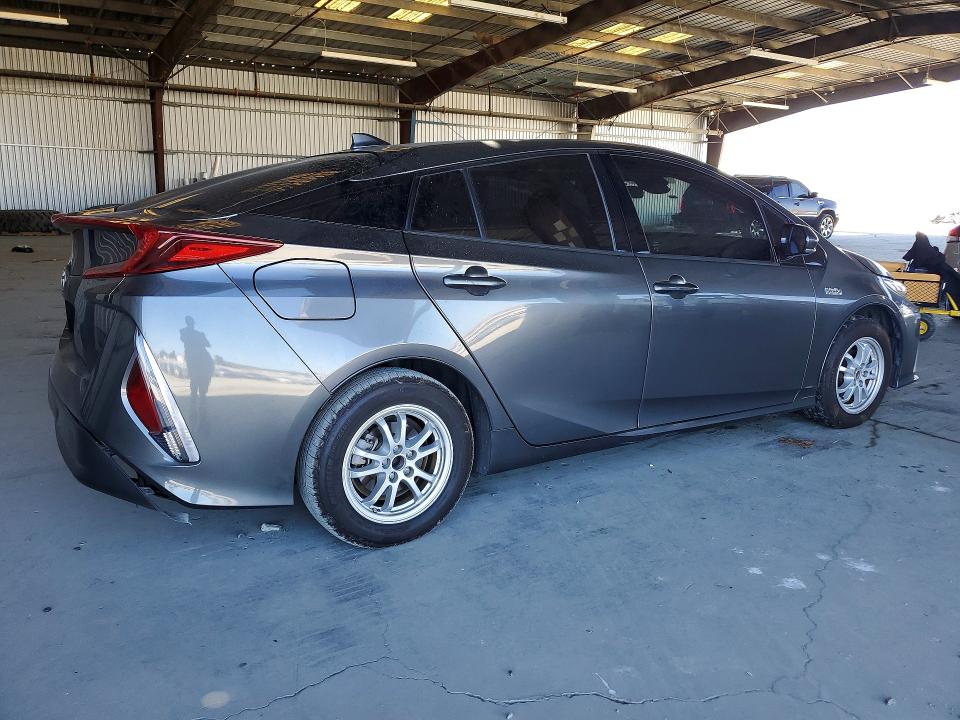 2018 Toyota Prius prime VIN JTDKARFP0J3081385 COPART salvage auction — SIDE, CA - SALVAGE CERTIFICATE, sold $8,500 on 2026-08-10 (photo 3)