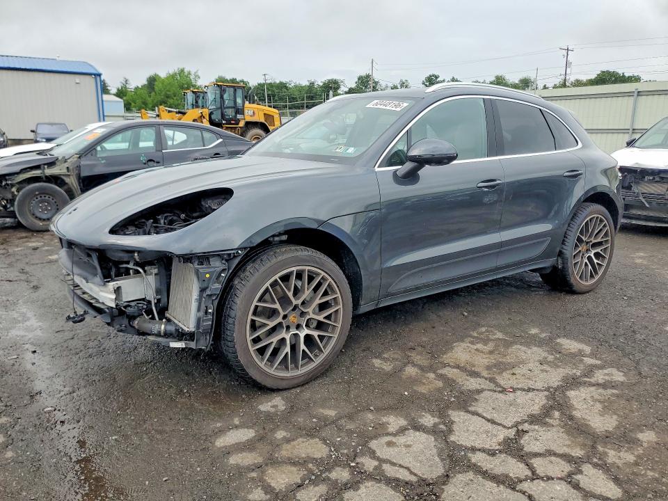 2021 Porsche Macan VIN WP1AB2A55MLB37443 COPART salvage auction — FRONT END, Pa - Certificate Of Salvage, sold $15,200 on 2026-07-17 (photo 1)
