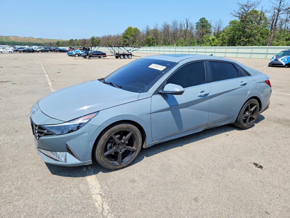 2021 Hyundai VIN KMHLP4AG0MU119821 COPART salvage auction — REAR END, Ny - Mv-907A Salvage Certificate, sold $6,300 on 2026-07-08 (photo 1)