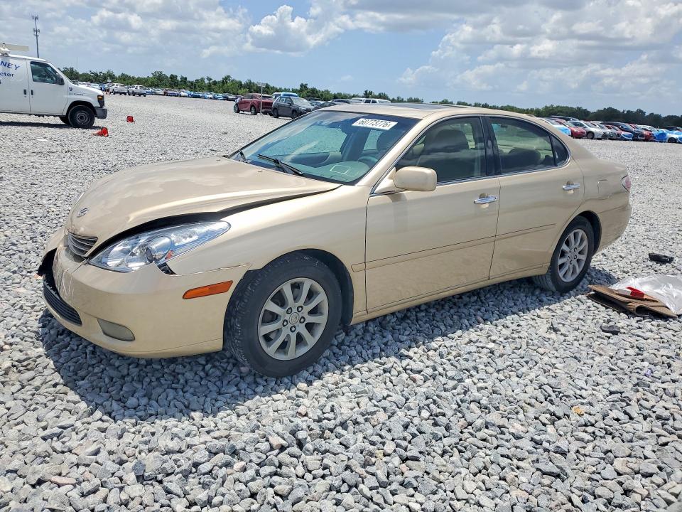 2004 Lexus Es 330 VIN JTHBA30G740014809 COPART salvage auction — FRONT END, FL - CERT OF TITLE SLVG REBUILDABLE, sold $625 on 2026-07-17 (photo 1)