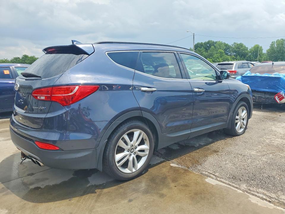 2014 Hyundai Santa fe VIN 5XYZU3LA1EG169236 COPART salvage auction — MINOR DENT/SCRATCHES, Va - Certificate Of Title (P), sold $3,250 on 2026-07-16 (photo 3)