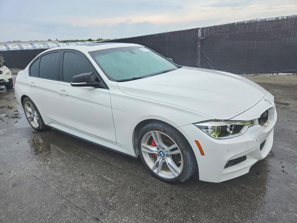 2016 BMW 3er VIN WBA8E9G57GNT45854 COPART salvage auction — FRONT END, Fl - Cert Of Title Slvg Rebuildable, sold $3,100 on 2026-08-11 (photo 4)