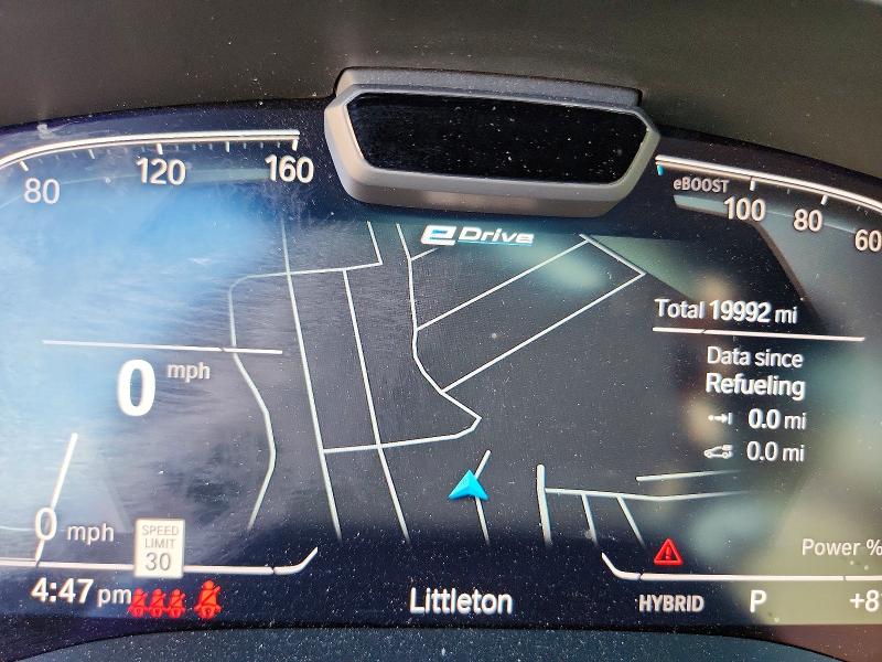 2023 BMW 5er VIN WBA33AG01PCM24311 COPART salvage auction — FRONT END, Co - Public - Salvage Title, sold $20,900 on 2026-08-24 (photo 9)