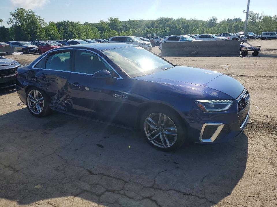 2021 Audi A4 VIN WAUEAAF41MN005863 COPART salvage auction — SIDE, Ny - Mv-907A Salvage Certificate, sold $400 on 2026-07-21 (photo 4)