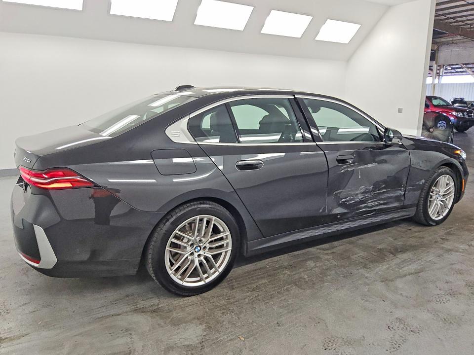2025 BMW 5 series VIN WBA53FJ0XSCU81310 COPART salvage auction — SIDE, Ca - Clean Title - Sixt, sold $24,600 on 2026-08-19 (photo 3)