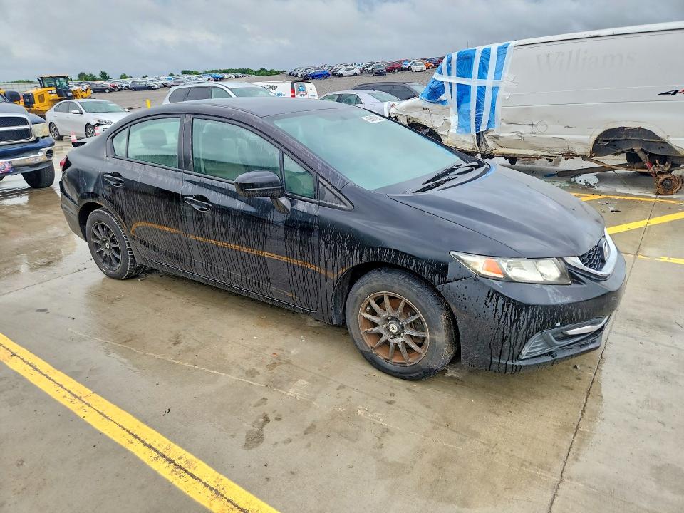 2014 Honda Civic VIN 19XFB2F50EE085472 COPART salvage auction — REAR END, Tn - Cert Of Title-Rebuilt Vehicle, sold $1,450 on 2026-07-28 (photo 4)