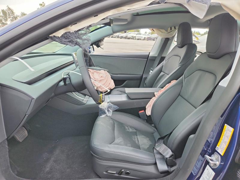 2026 Tesla Model 3 VIN 5YJ3E1EA2TF206707 COPART salvage auction — FRONT END, Ca - Salvage Certificate, sold $15,000 on 2026-10-08 (photo 7)