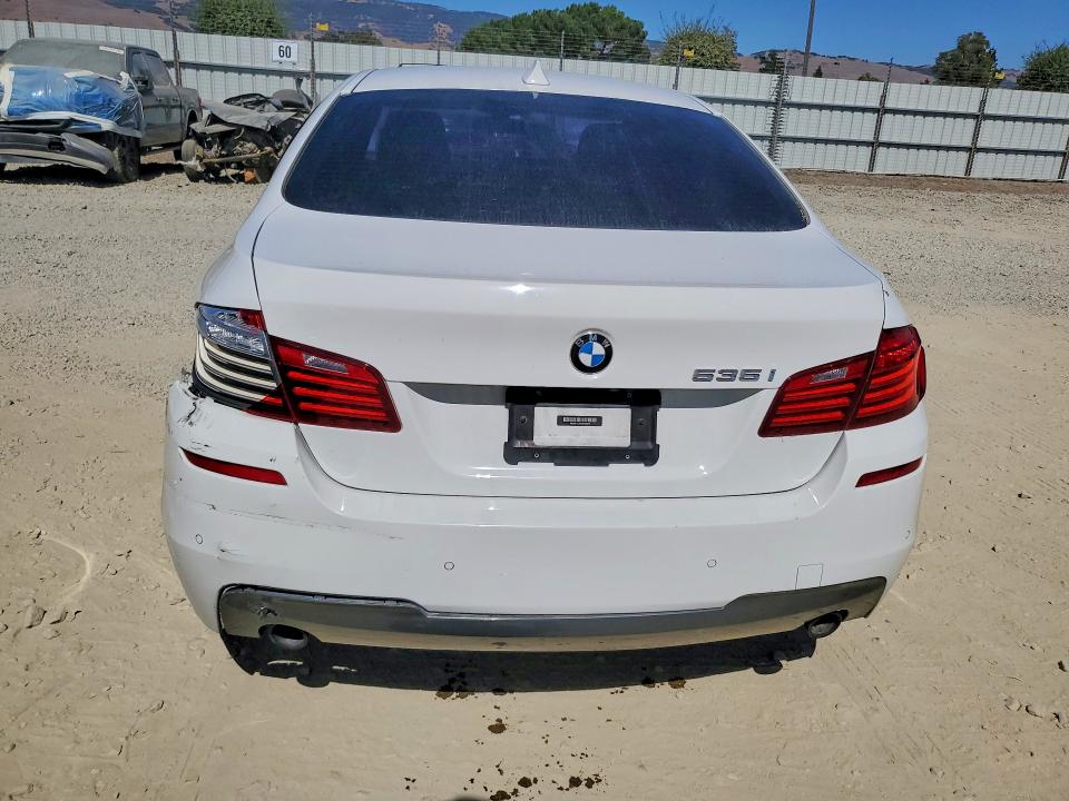 2016 BMW 5er VIN WBA5B1C57GG133379 COPART salvage auction — REAR END, Ca - Salvage Certificate, sold $2,450 on 2026-08-06 (photo 6)
