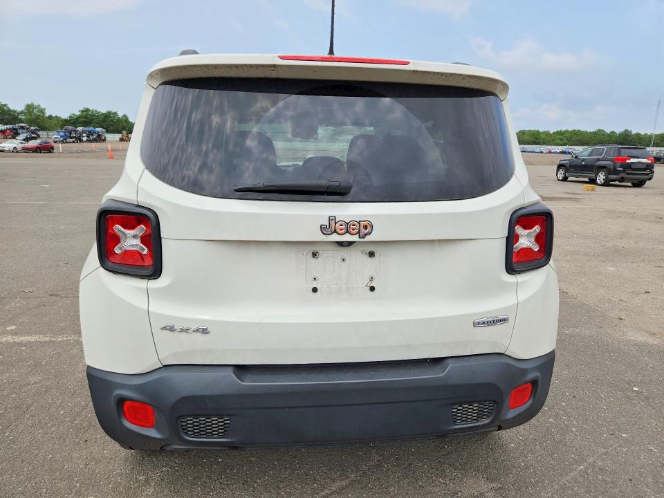 2016 Jeep Renegade VIN ZACCJBBT8GPE05248 COPART salvage auction — FRONT END, Ny - Mv-907A Salvage Certificate, sold $800 on 2026-08-12 (photo 6)