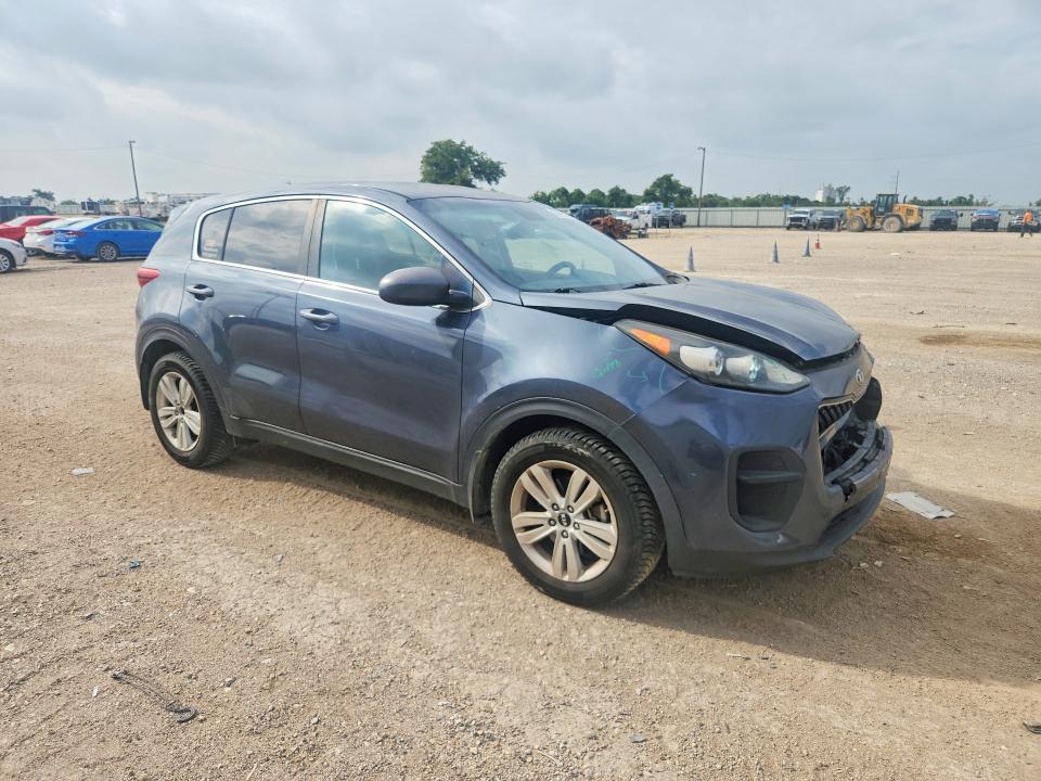 2017 Kia Sportage VIN KNDPM3AC9H7134666 COPART salvage auction — FRONT END, TX - SALVAGE VEHICLE TITLE (P), sold $250 on 2026-07-29 (photo 4)