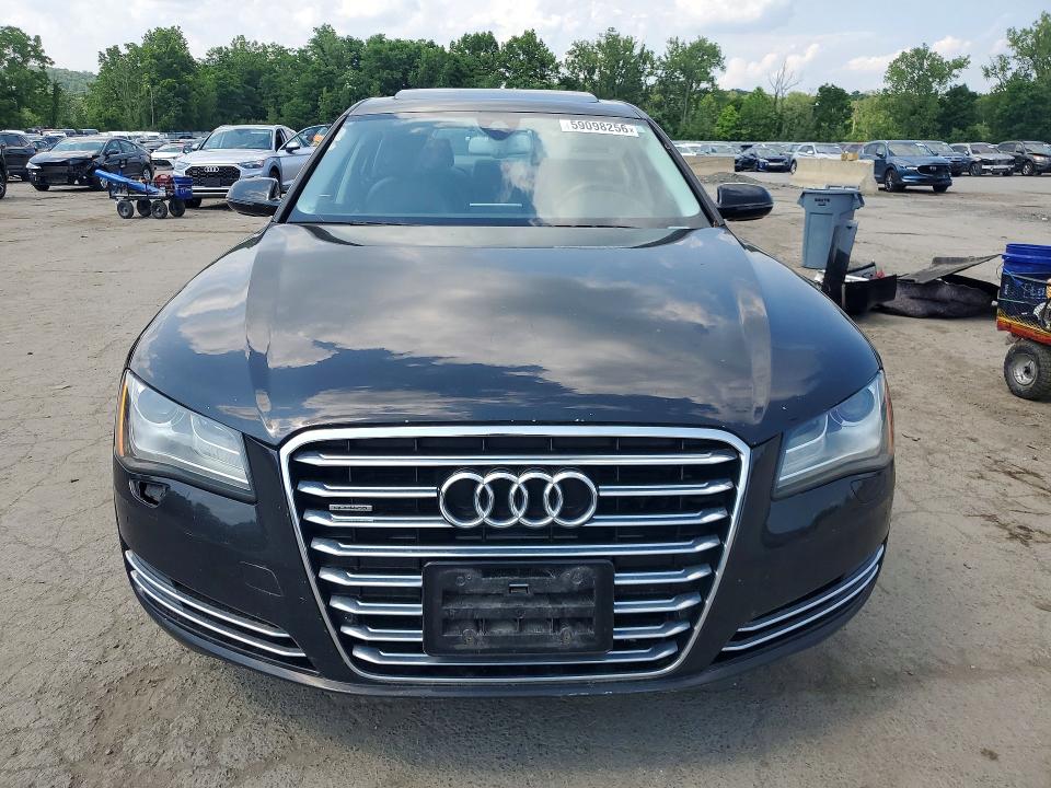 2014 Audi A8 VIN WAURGAFD1EN006805 COPART salvage auction — REAR END, Ny - Mv-907A Salvage Certificate, sold $1,050 on 2026-07-09 (photo 5)