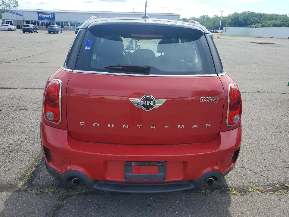 2014 Mini Cooper VIN WMWZC3C52EWP25625 COPART salvage auction — WATER/FLOOD, Ct - Cert Of Title-Flood Salvage, sold $450 on 2026-07-28 (photo 6)