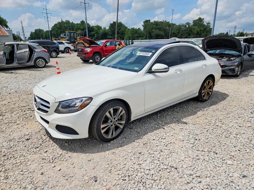 2018 Mercedes-benz C-klasse VIN WDDWF4KB3JR413905 COPART salvage auction — MECHANICAL, Oh - Certificate Of Title, sold $6,500 on 2026-07-28 (photo 1)