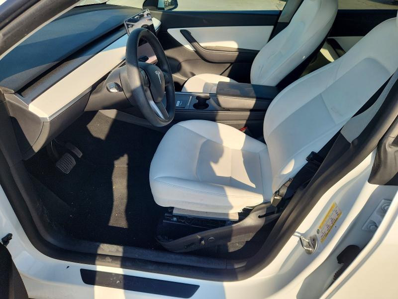 2022 Tesla Model y VIN 7SAYGDEE2NF419618 COPART salvage auction — WATER/FLOOD, Tx - Cert Of Title-Reblt Slvg Flood (P), sold $6,900 on 2026-07-16 (photo 7)