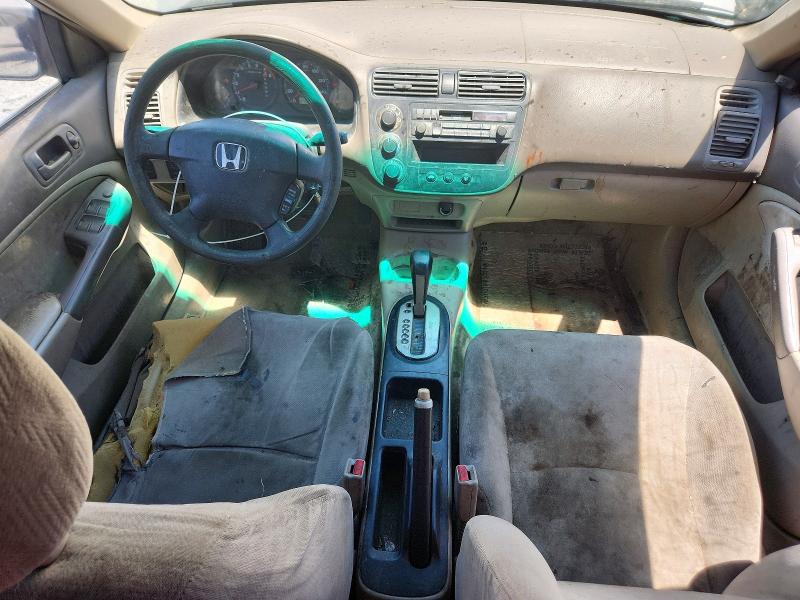 2001 Honda Civic VIN JHMES16561S003434 COPART salvage auction — REAR END, CA - SALVAGE CERTIFICATE, sold $200 on 2026-07-29 (photo 8)