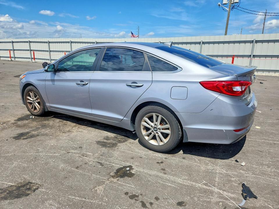 2015 Hyundai Sonata VIN 5NPE24AF6FH157490 COPART salvage auction — FRONT END, Fl - Certificate Of Title, sold $1,275 on 2026-07-28 (photo 2)