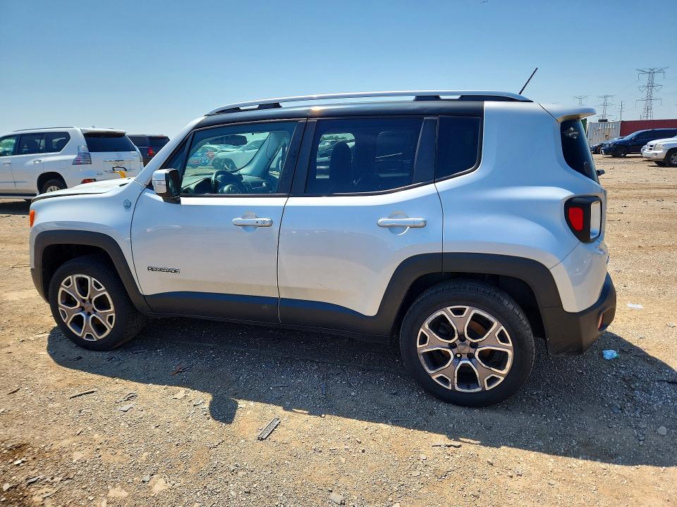 2015 Jeep Renegade VIN ZACCJBDT0FPB60200 COPART salvage auction — FRONT END, Il - Salvage Certificate, sold $1,900 on 2026-08-15 (photo 2)