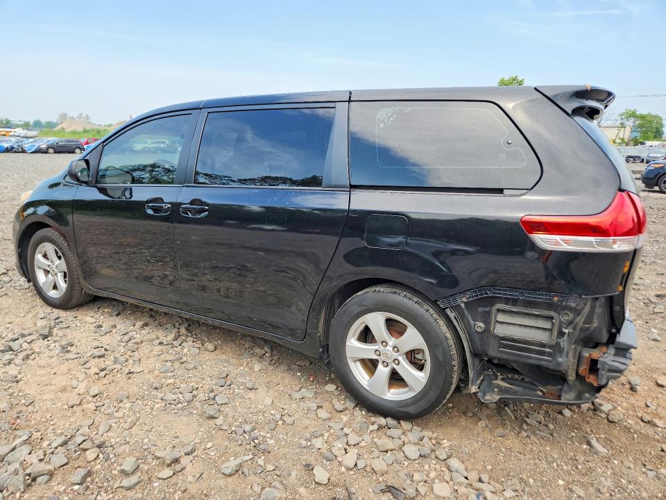 2014 Toyota Sienna VIN 5TDZK3DC2ES440992 COPART salvage auction — REAR END, Ny - Mv-907A Salvage Certificate, sold $500 on 2026-07-28 (photo 2)