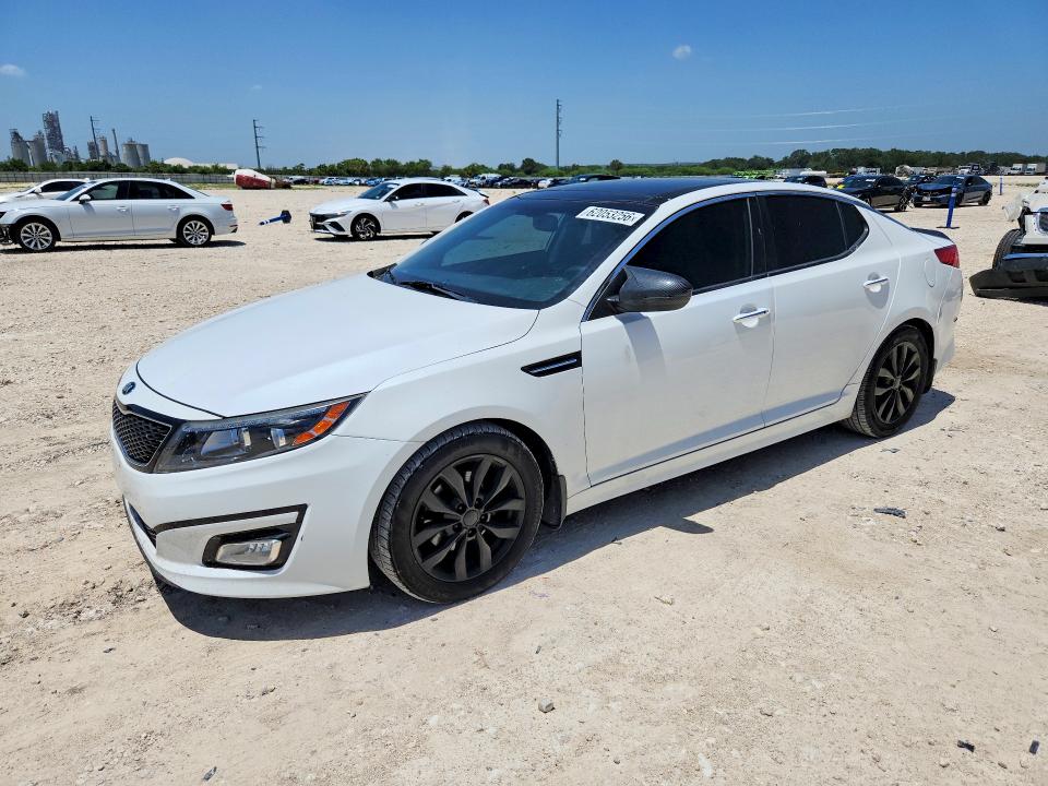 2015 Kia Optima VIN 5XXGN4A75FG515943 COPART salvage auction — MECHANICAL, Tx - Cert Of Title-Rebuilt Salvage, sold $1,350 on 2026-07-30 (photo 1)
