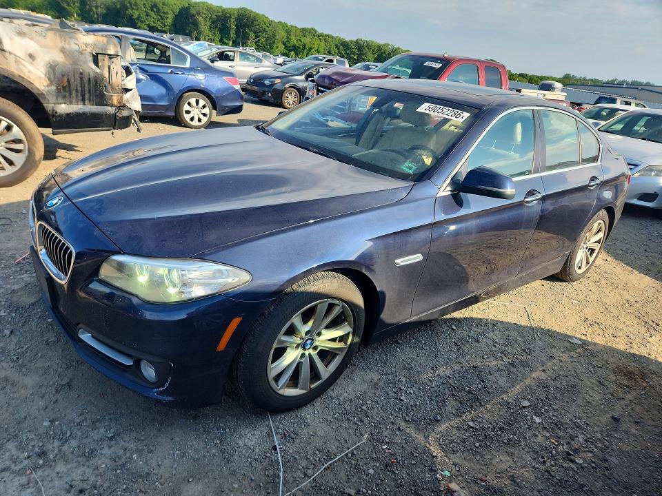 2015 BMW 5er VIN WBA5A7C5XFG143764 COPART salvage auction — SIDE, Ma - Cert Of Title-Reconstrctd Coll, sold $1,450 on 2026-08-19 (photo 1)