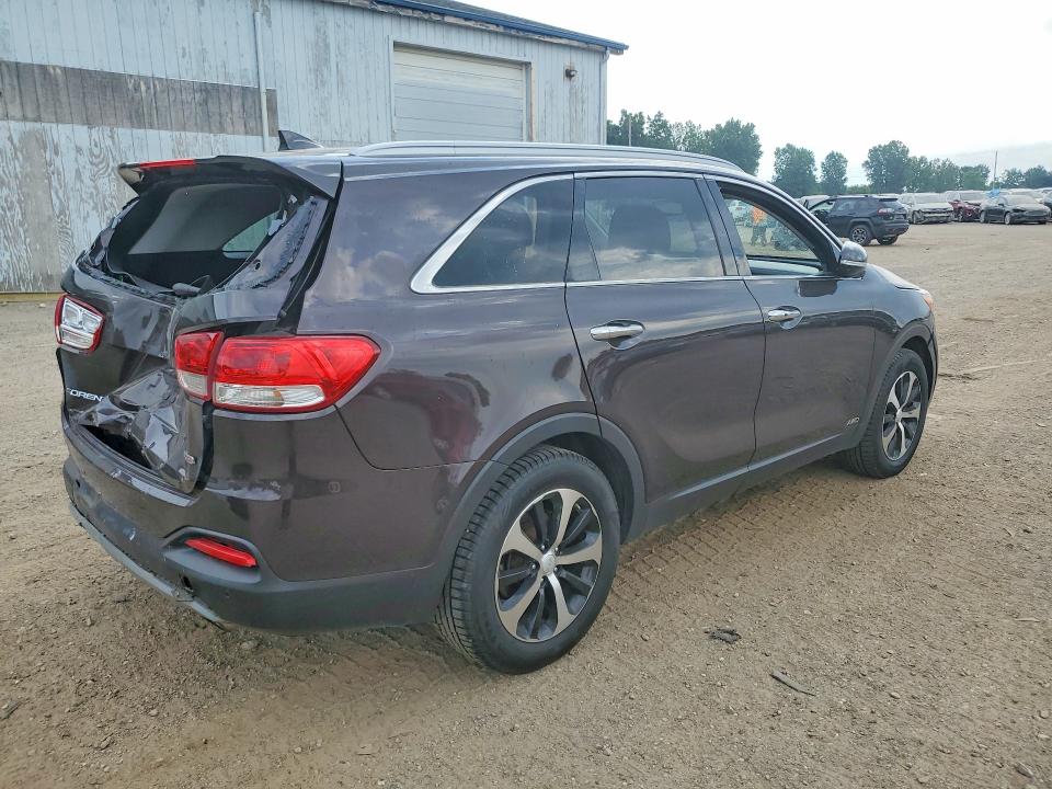 2017 Kia Sorento VIN 5XYPHDA12HG278829 COPART salvage auction — REAR END, Mi - Certificate Of Title, sold $400 on 2026-07-29 (photo 3)