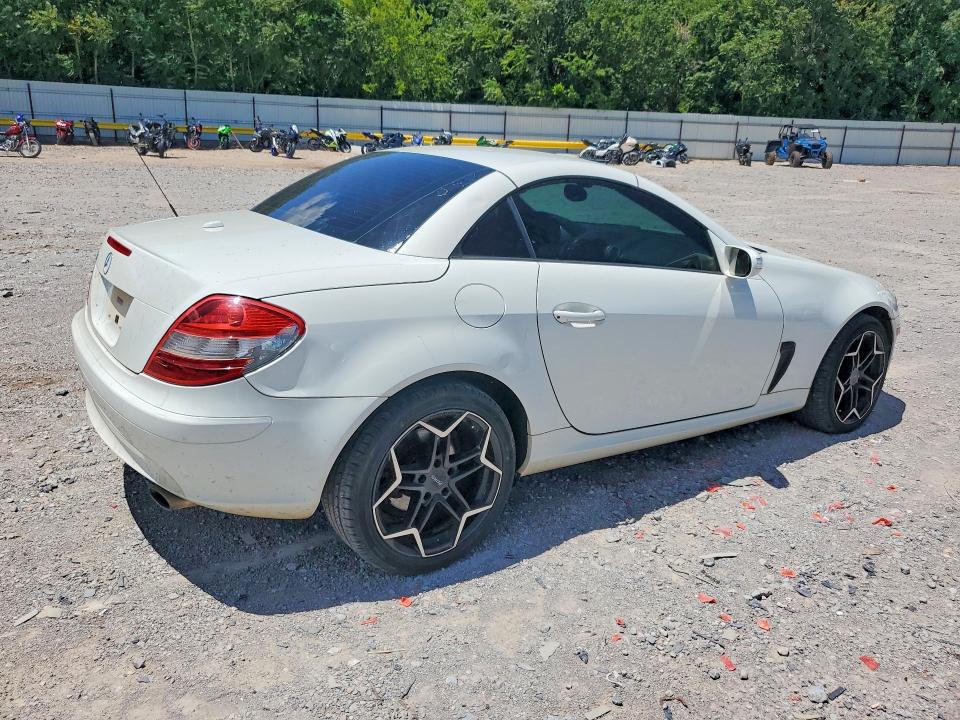 2007 Mercedes-benz Slk-klasse VIN WDBWK54F67F157943 COPART salvage auction — FRONT END, Ok - Cert Of Title-Salvage, sold $675 on 2026-07-28 (photo 3)