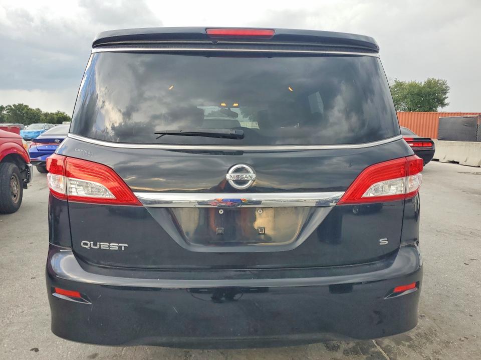 2012 Nissan Quest VIN JN8AE2KP3C9030660 COPART salvage auction — UNDERCARRIAGE, Fl - Certificate Of Title, sold $425 on 2026-07-28 (photo 6)