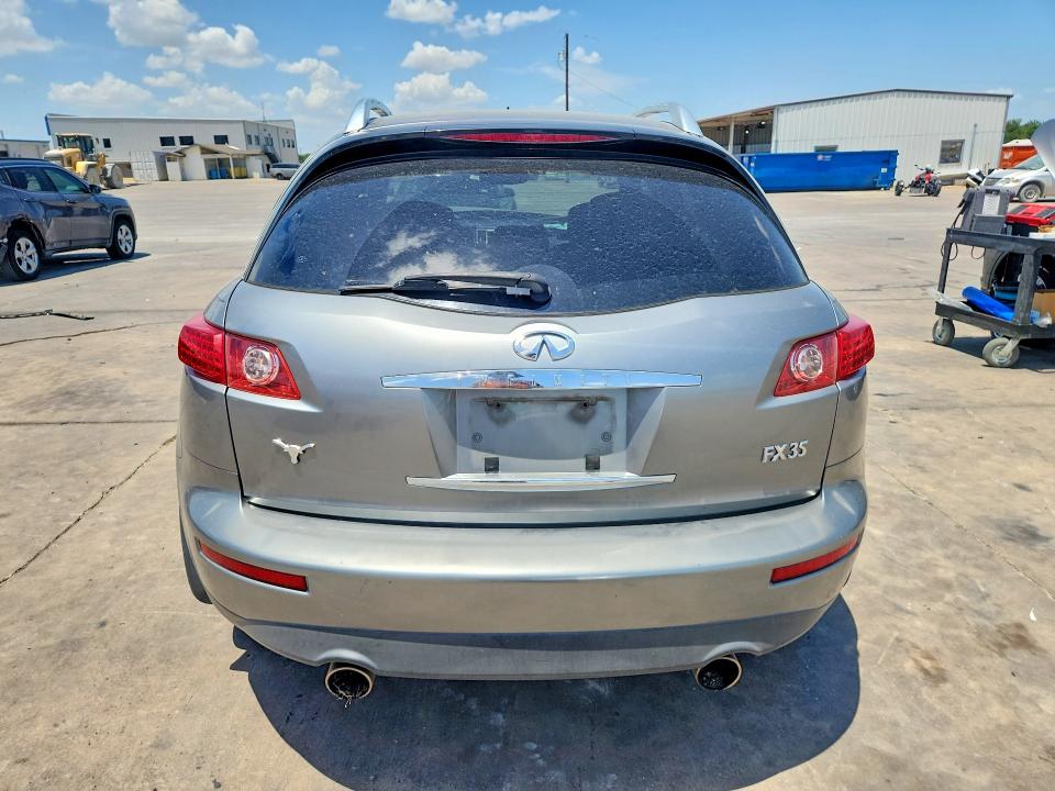 2004 Infiniti Fx35 VIN JNRAS08U74X108425 COPART salvage auction — FRONT END, TX - SALVAGE VEHICLE TITLE (P), sold $200 on 2026-07-13 (photo 6)